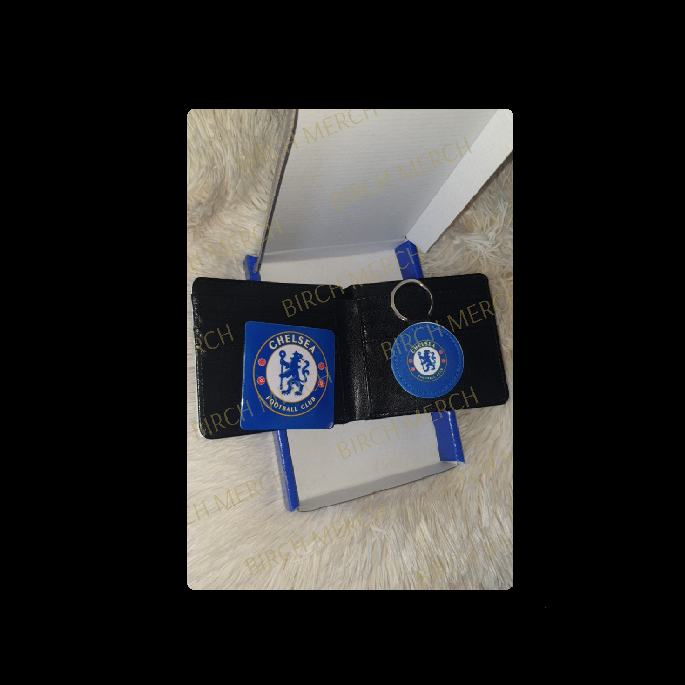 Chelsea Badge PU Material Wallet Gift Box Set