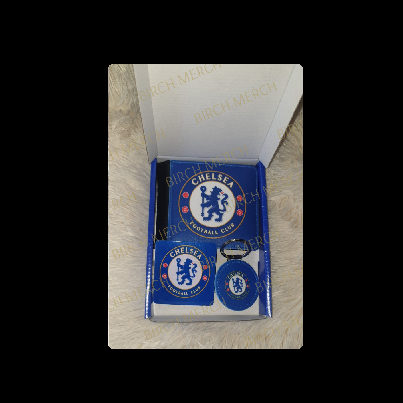 Chelsea Badge PU Material Wallet Gift Box Set