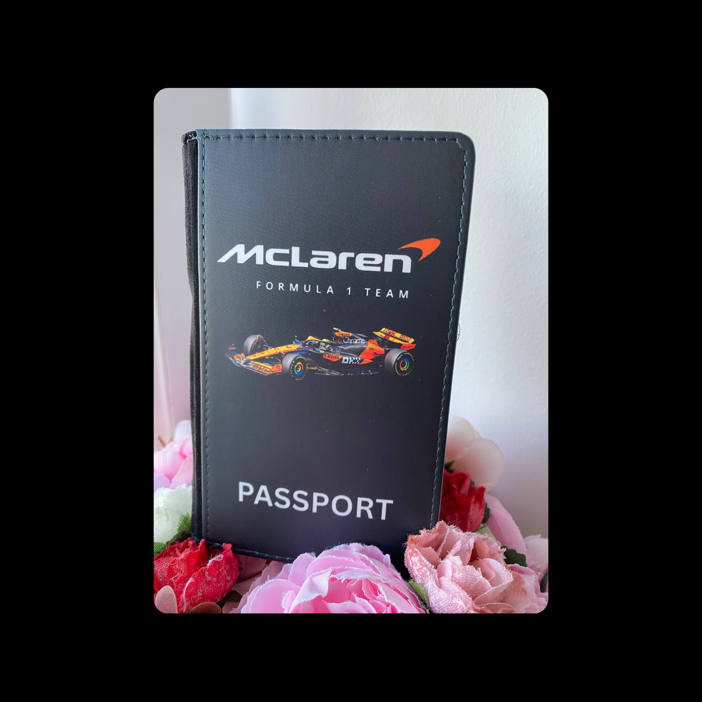 McLaren F1 Racing Car PU Material Passport Holder