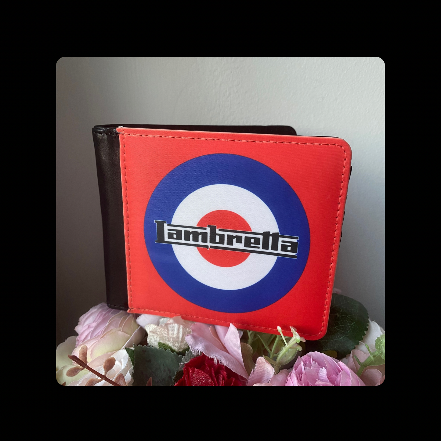 Lambretta Red PU Material Wallet