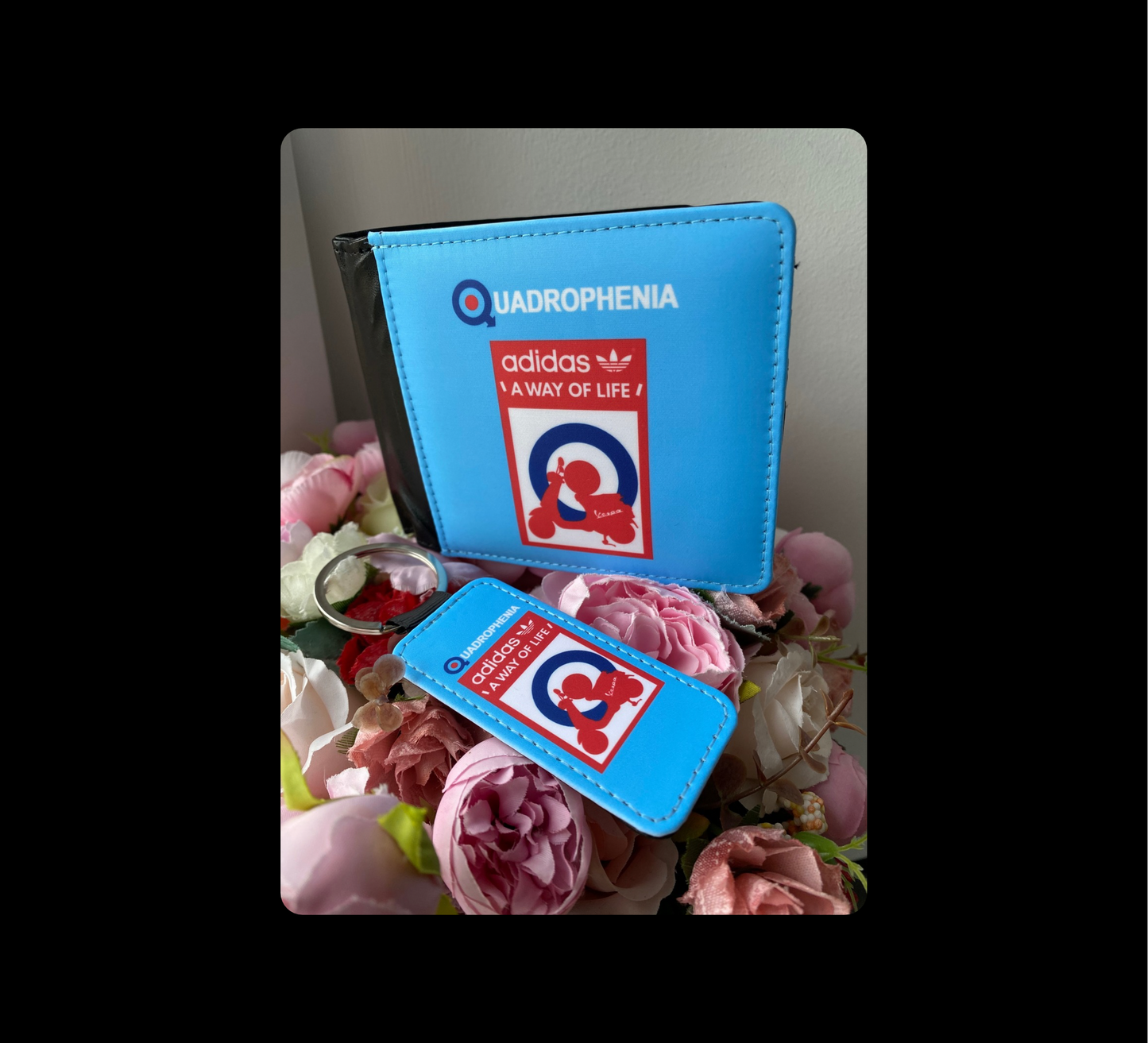 Adidas Quadrophenia It’s A Way Of Life PU Material Wallet & Keyring