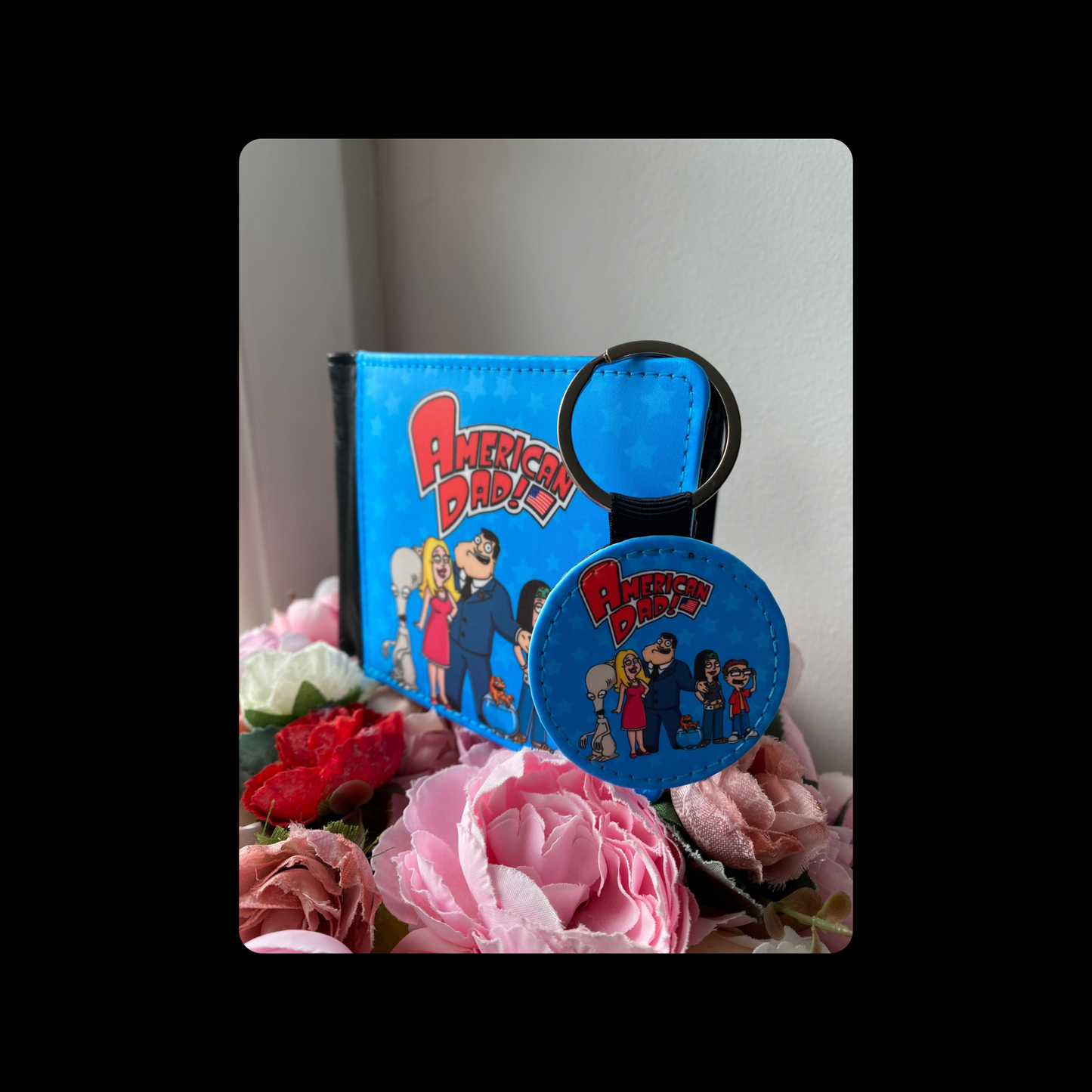 American Dad PU Material Wallet & Keyring