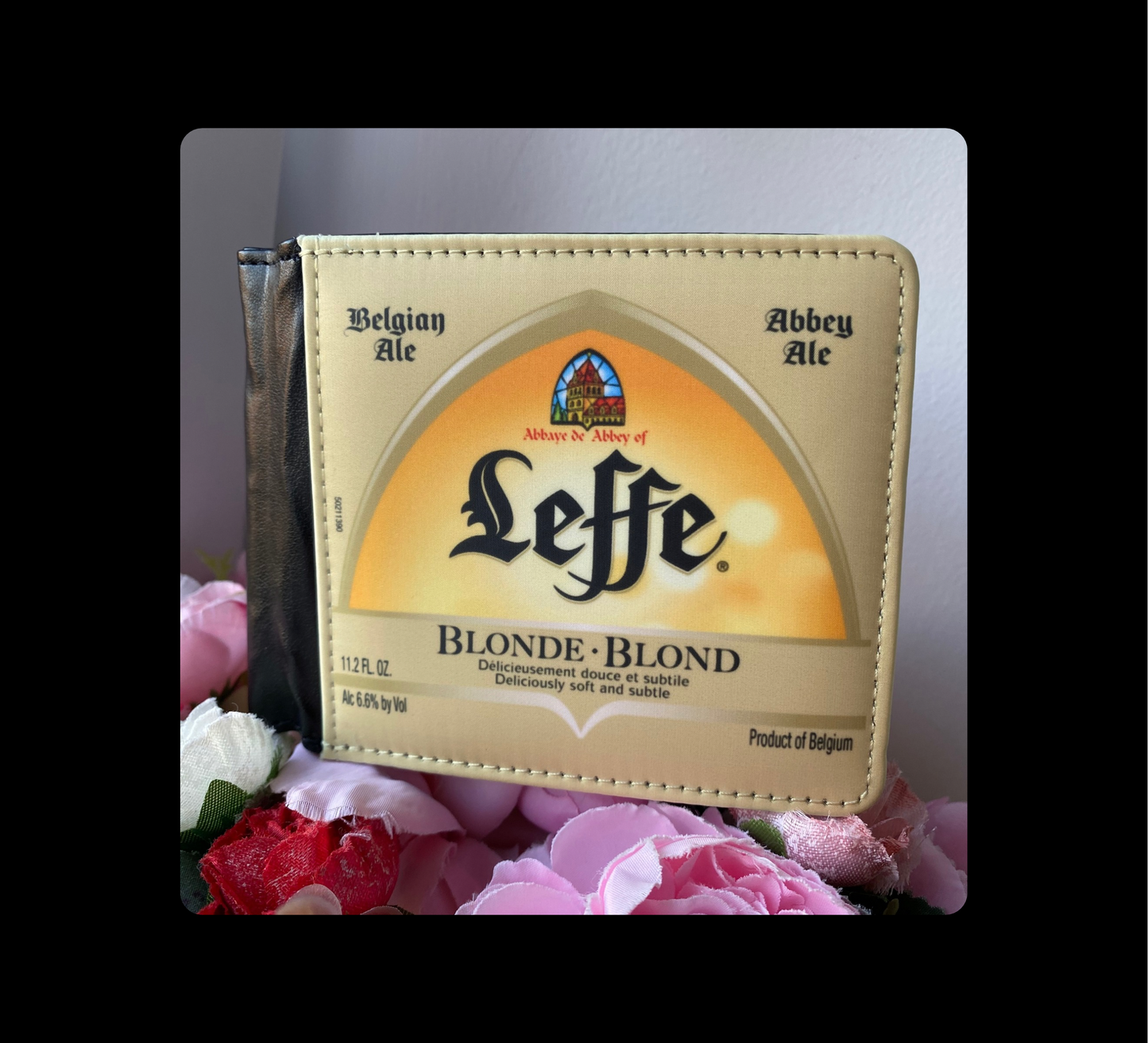 Leffe Blond Belgium Beer PU Material Wallet