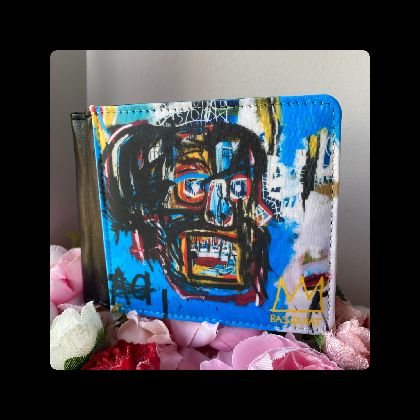 Jean-Michel Basquiat Untitled Painting PU Material Wallet