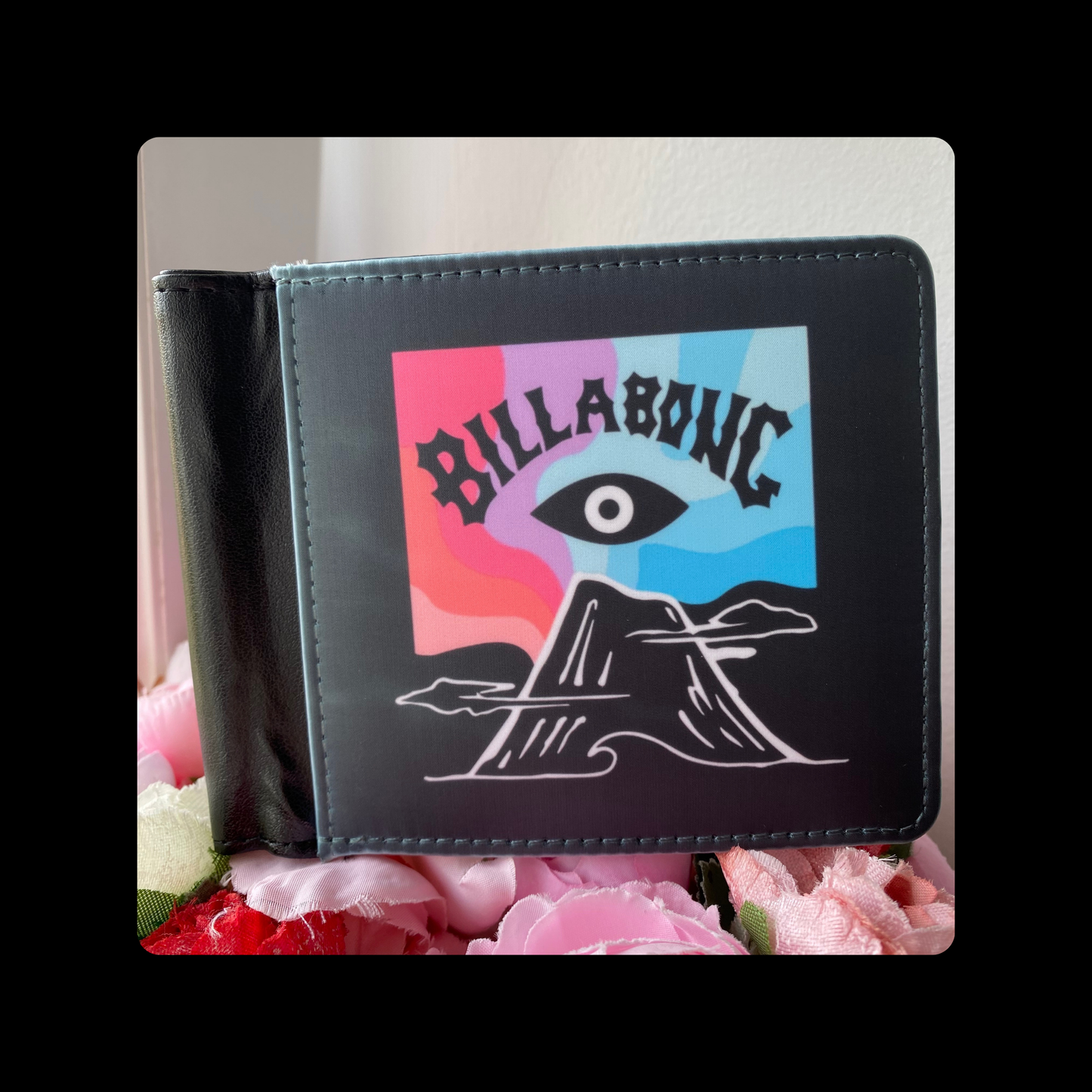 Billabong Volcano Logo PU Material Wallet