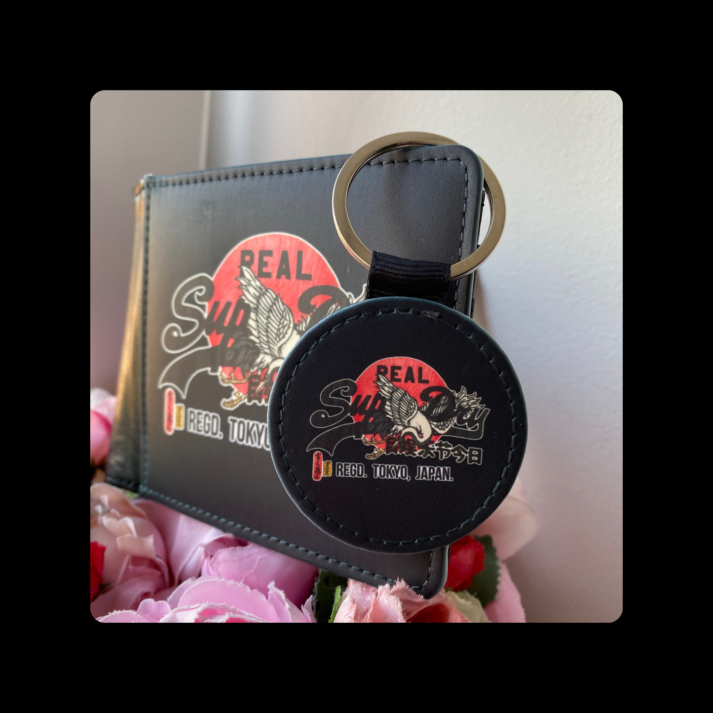 Superdry Tokyo PU Material Wallet & Keyring