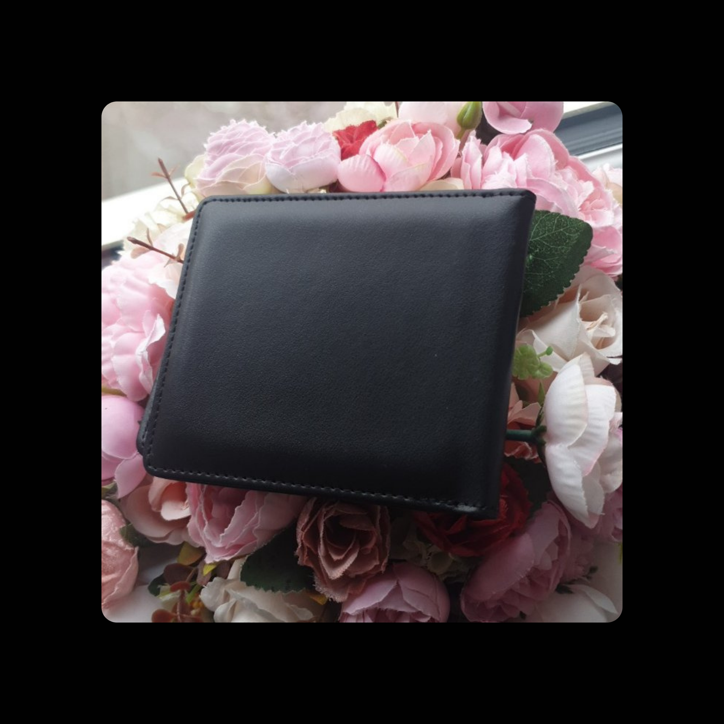 Converse Black PU Material Wallet & Keyring