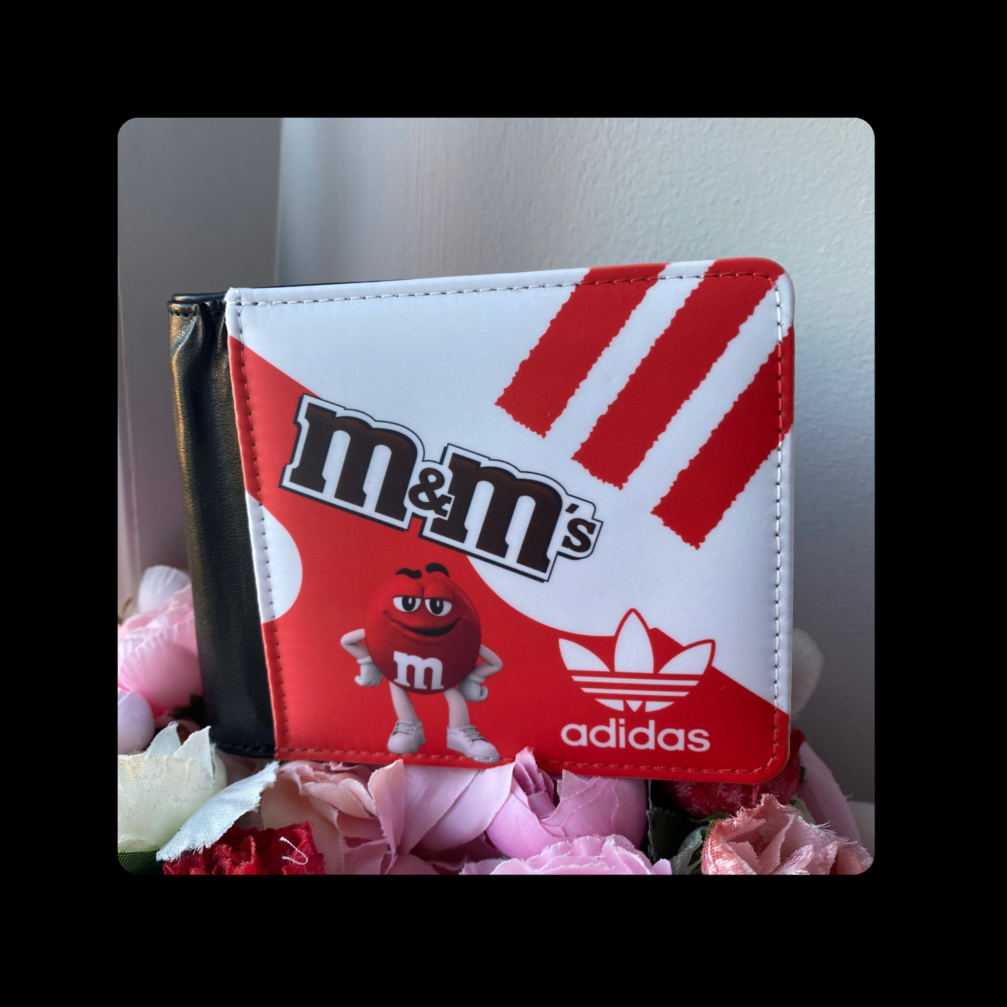 Adidas M & M’s Red PU Material Wallet
