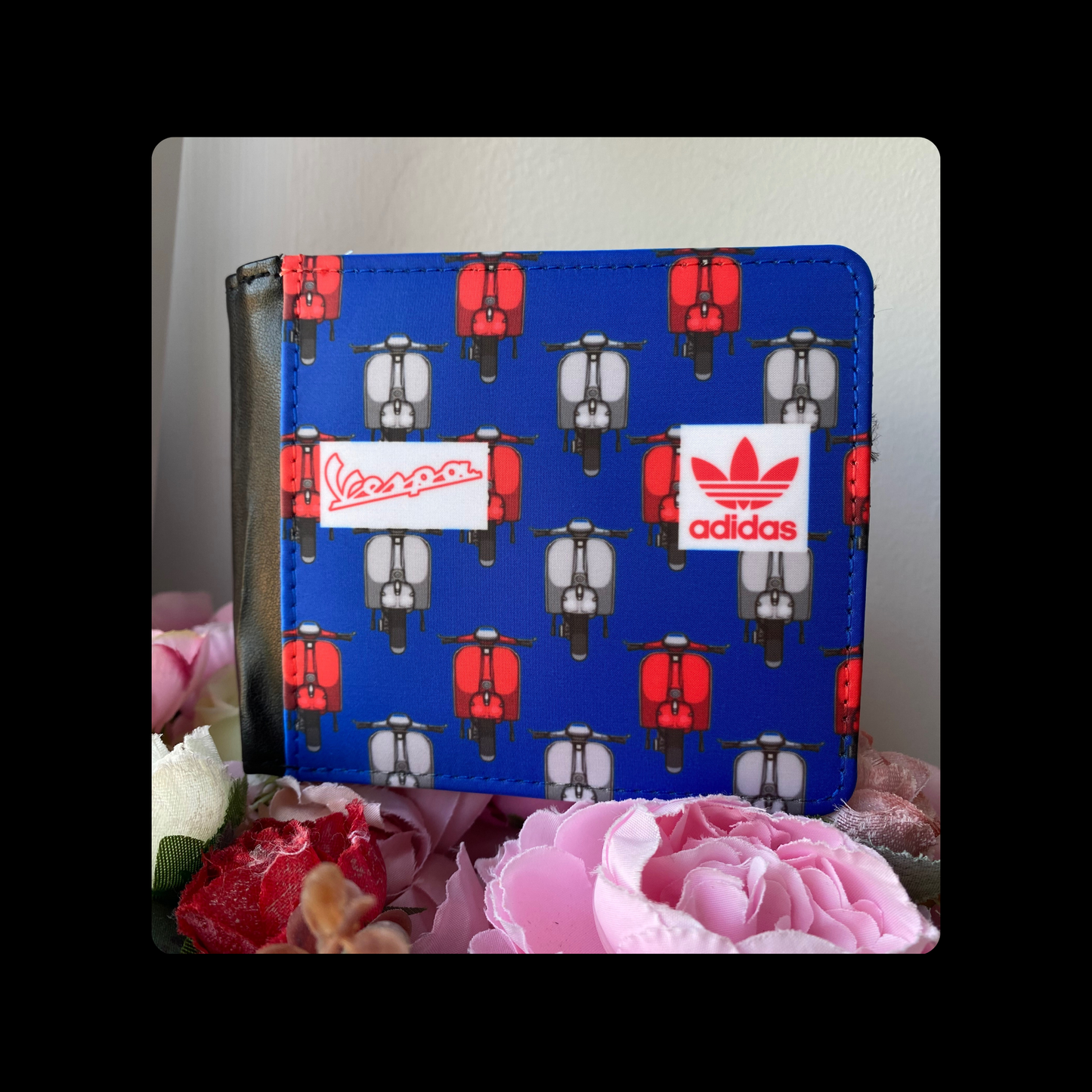 Adidas Vespa Blue PU Material Wallet