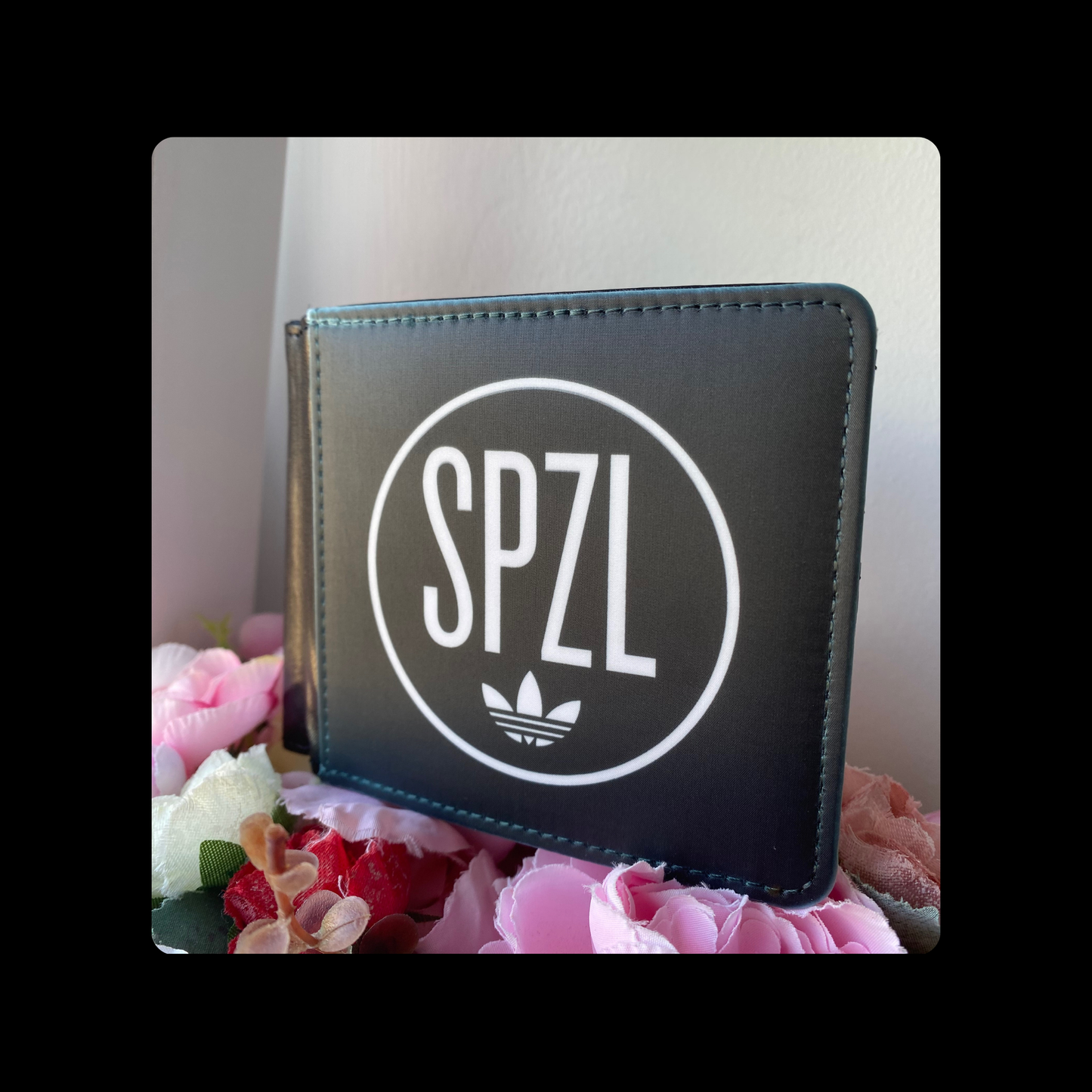 Adidas Spezial SPZL Black & White PU Material Wallet