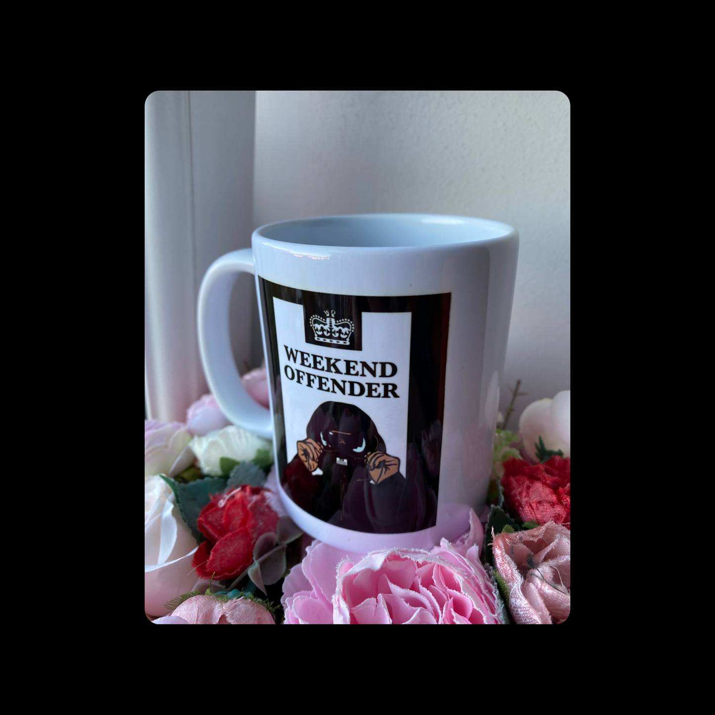 Weekend Offender Black Football Casual 11oz (330ml) Ceramic Mug