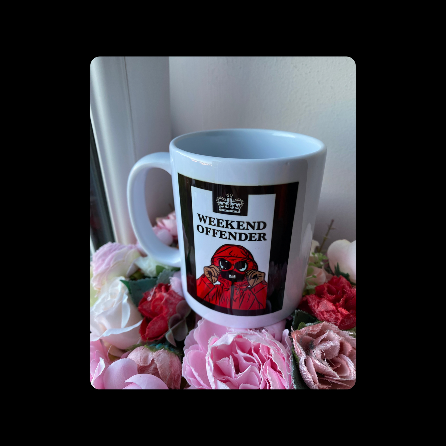 Weekend Offender Red Football Casual 11oz (330ml) Ceramic Mug