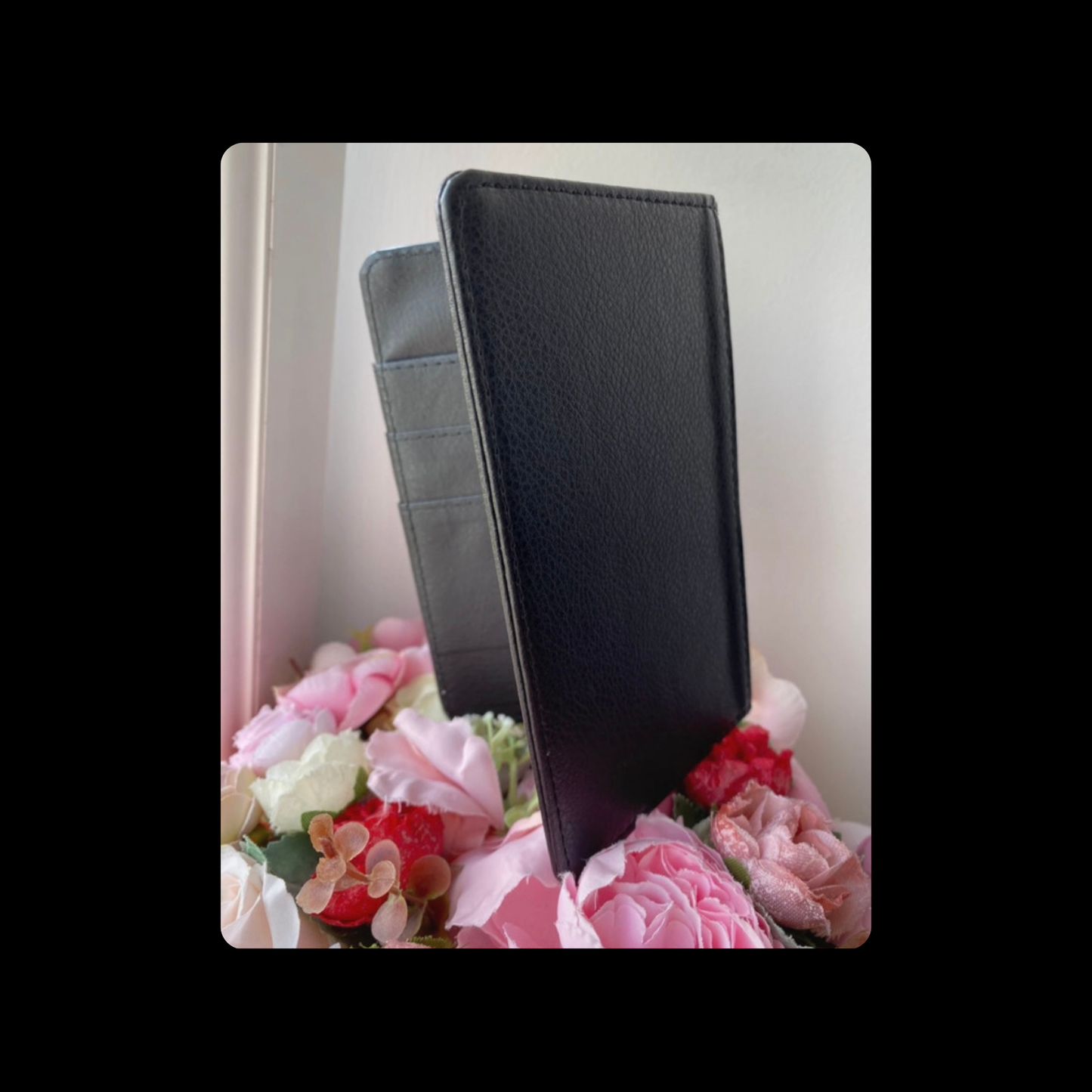 Adidas Endorsed By George Harrison Black & Gold PU Material Passport Holder
