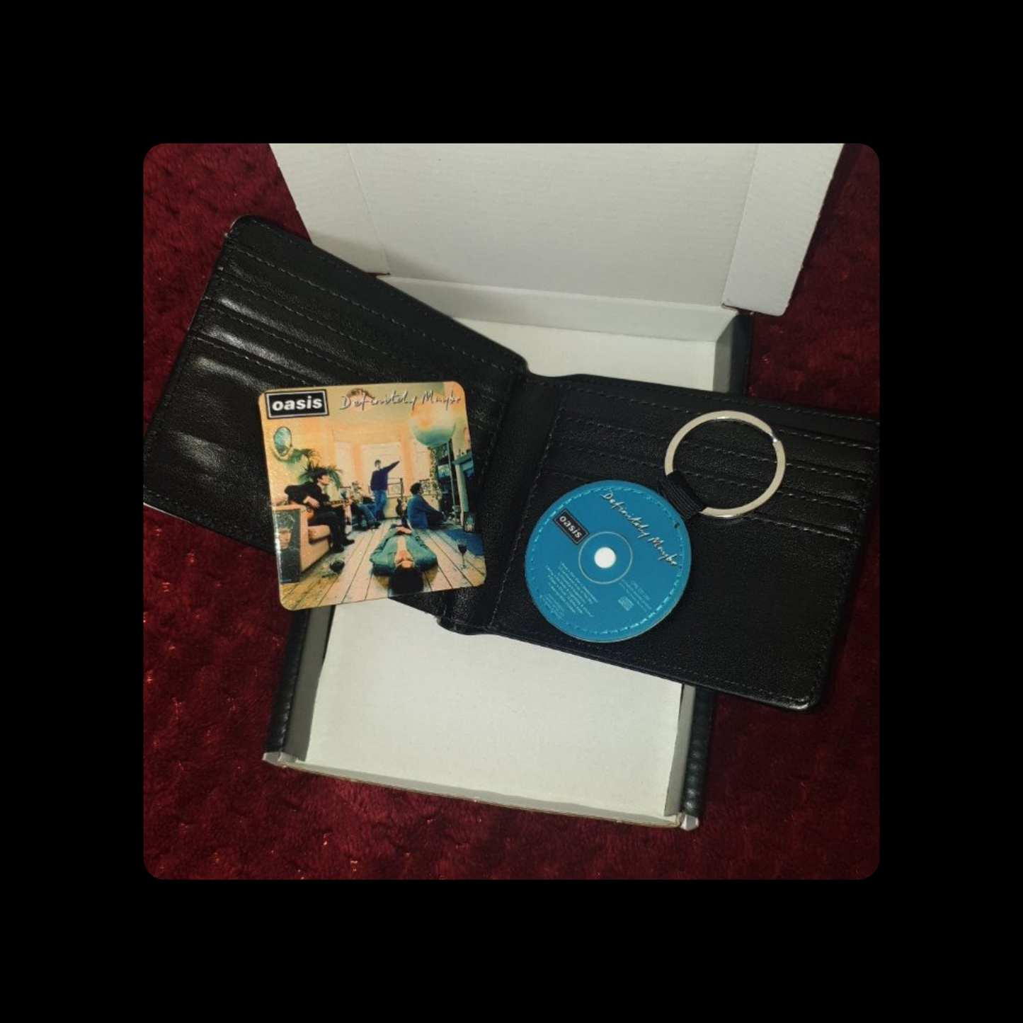 Oasis Definitely Maybe PU Material Wallet Gift Box Set