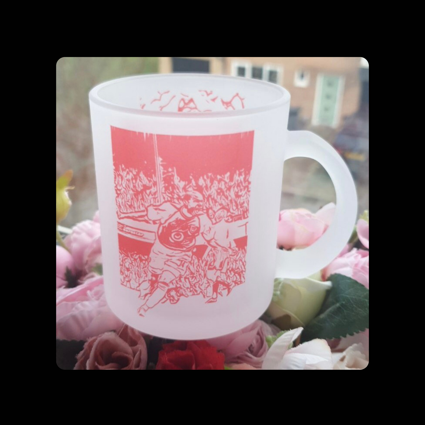 Arsenal Thierry Henry 11oz (330ml) Clear Frosted Mug