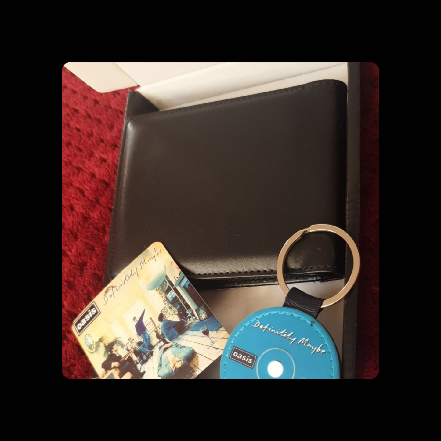 Oasis Definitely Maybe PU Material Wallet Gift Box Set