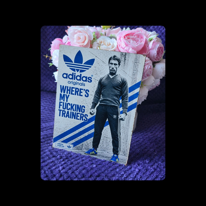 Adidas Roger Daltry McVicar Metal Bar Sign 15cm x 20cm