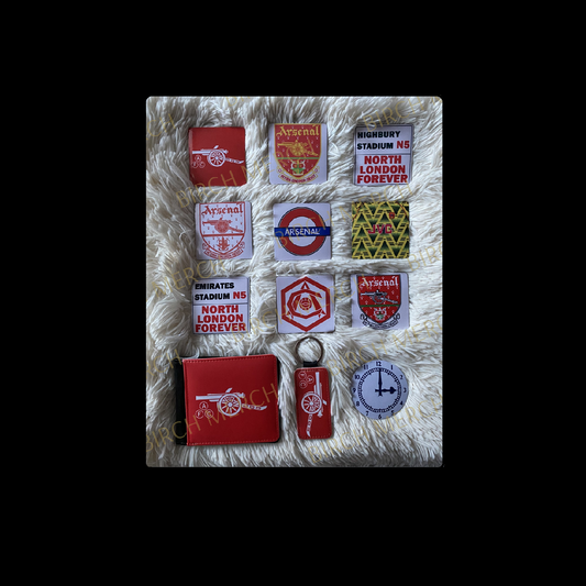 Arsenal Red & White 1978-1979 Badge Gift Box Set