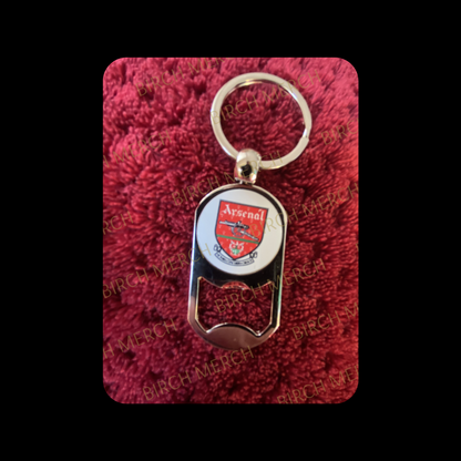 Arsenal 1990-1994 Badge Metal Keyring Bottle Opener 5cm x 2.7cm