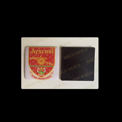 Arsenal 2001-2002 Badge Square Magnet 6.5cm x 6.5cm