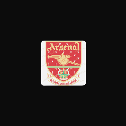 Arsenal 2001-2002 Badge Square Magnet 6.5cm x 6.5cm