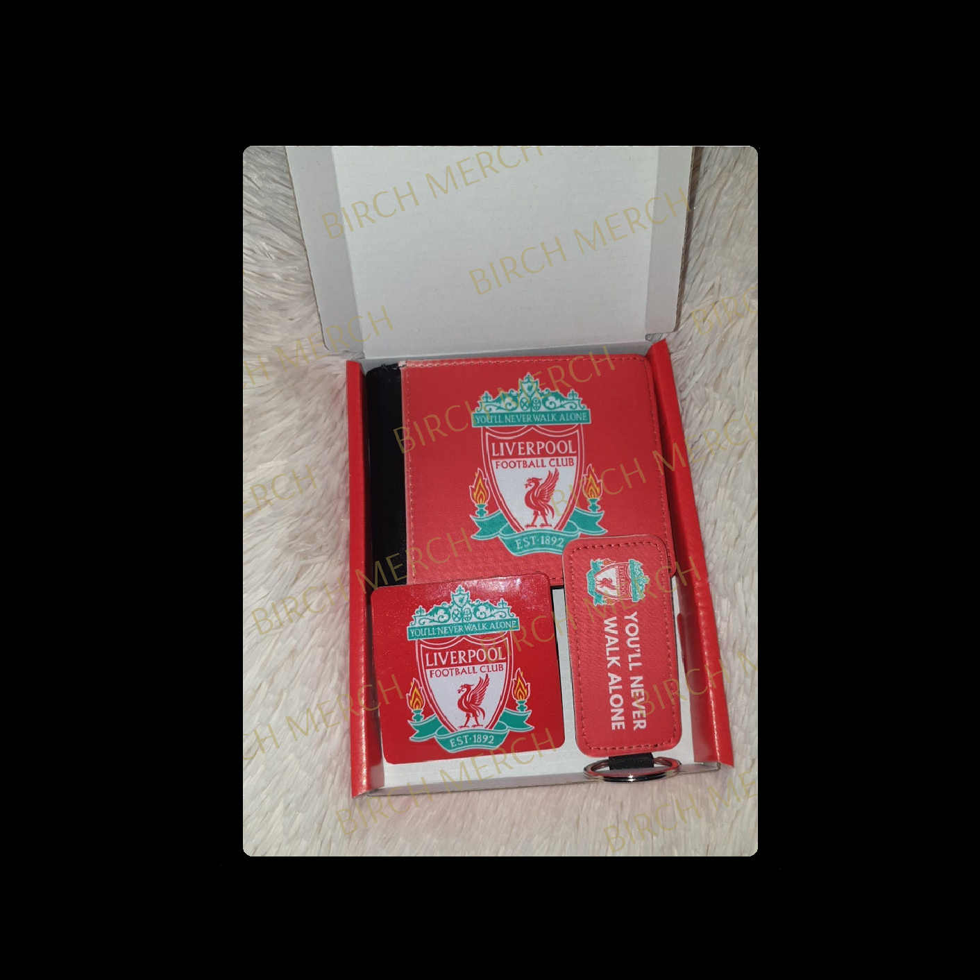 Liverpool Badge Wallet Gift Box Set 1