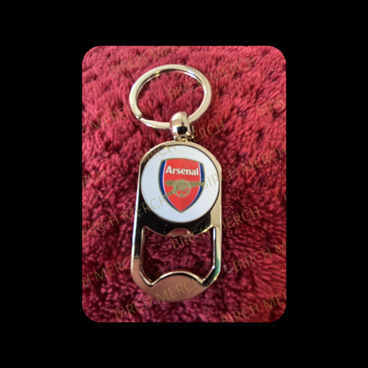 Arsenal Badge Metal Keyring Bottle Opener 5cm x 2.7cm