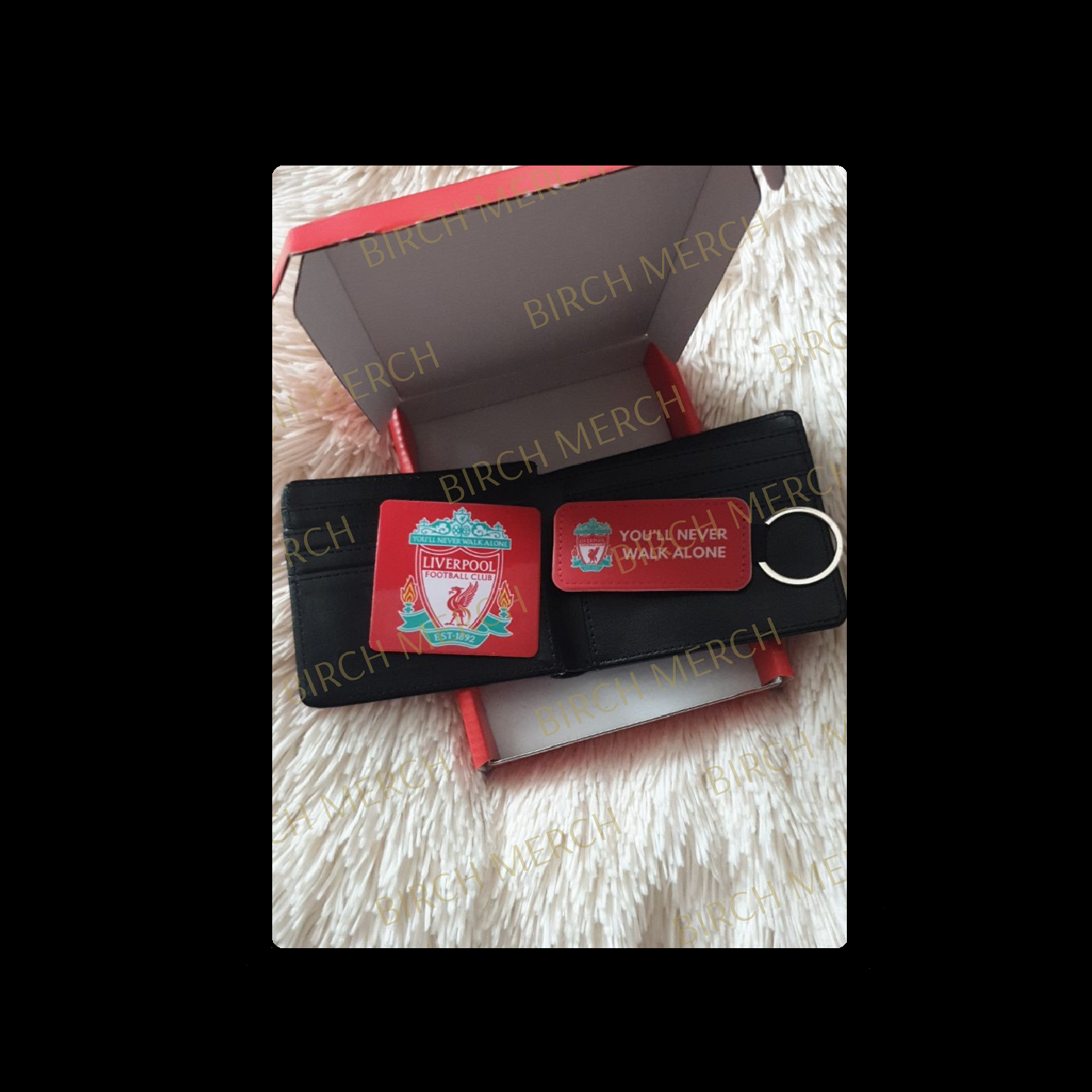 Liverpool Badge Wallet Gift Box Set 1