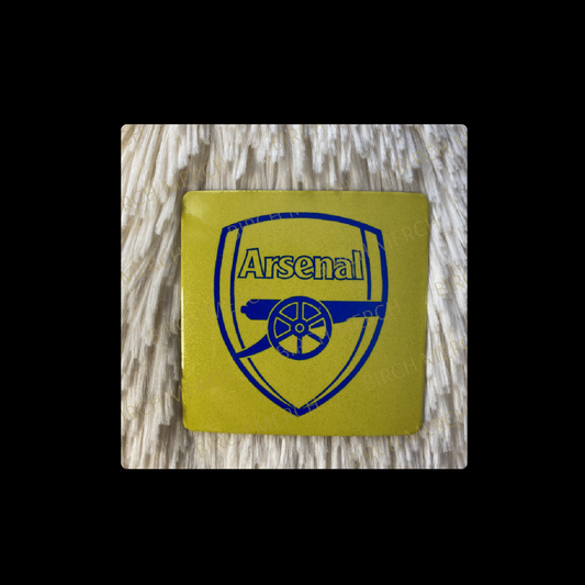 Arsenal Yellow & Blue Badge Square Magnet 6.5cm x 6.5cm