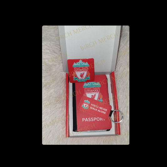 Liverpool Badge Passport Holder Wallet Gift Box Set 1