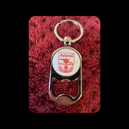 Arsenal 1949-1990 Badge Metal Keyring Bottle Opener 5cm x 2.7cm