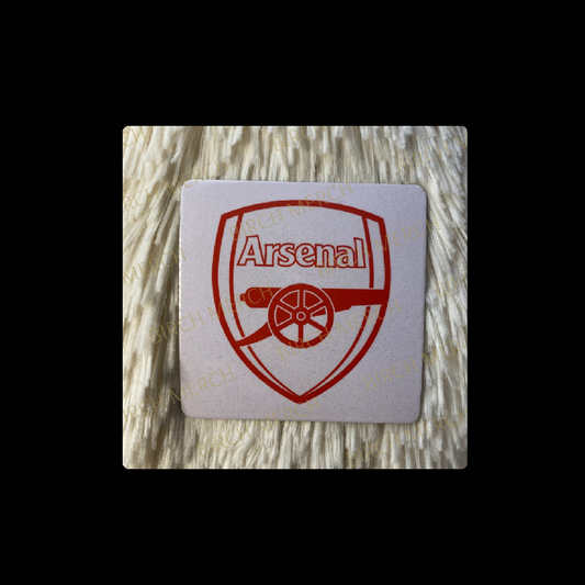 Arsenal Red & White Badge Square Magnet 6.5cm x 6.5cm