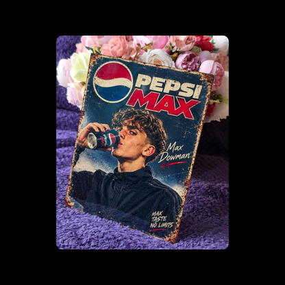 Pepsi Max (Dowman) Metal Bar Sign 15cm x 20cm