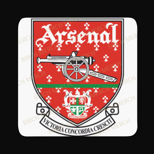 Arsenal 1990-1994 Badge Square Coaster 9cm x 9cm