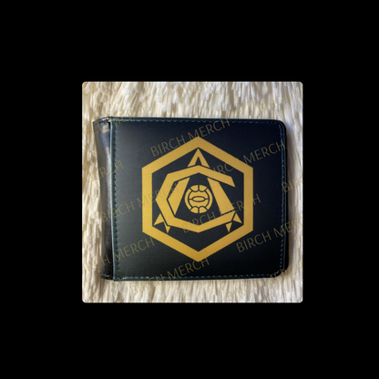 Arsenal Black & Gold 1936-1949 Badge PU Material Wallet 10cm x 9.5cm