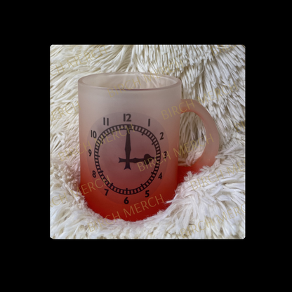 Arsenal Clock End Clock 11oz (330ml) Red Two Tone Frosted Mug