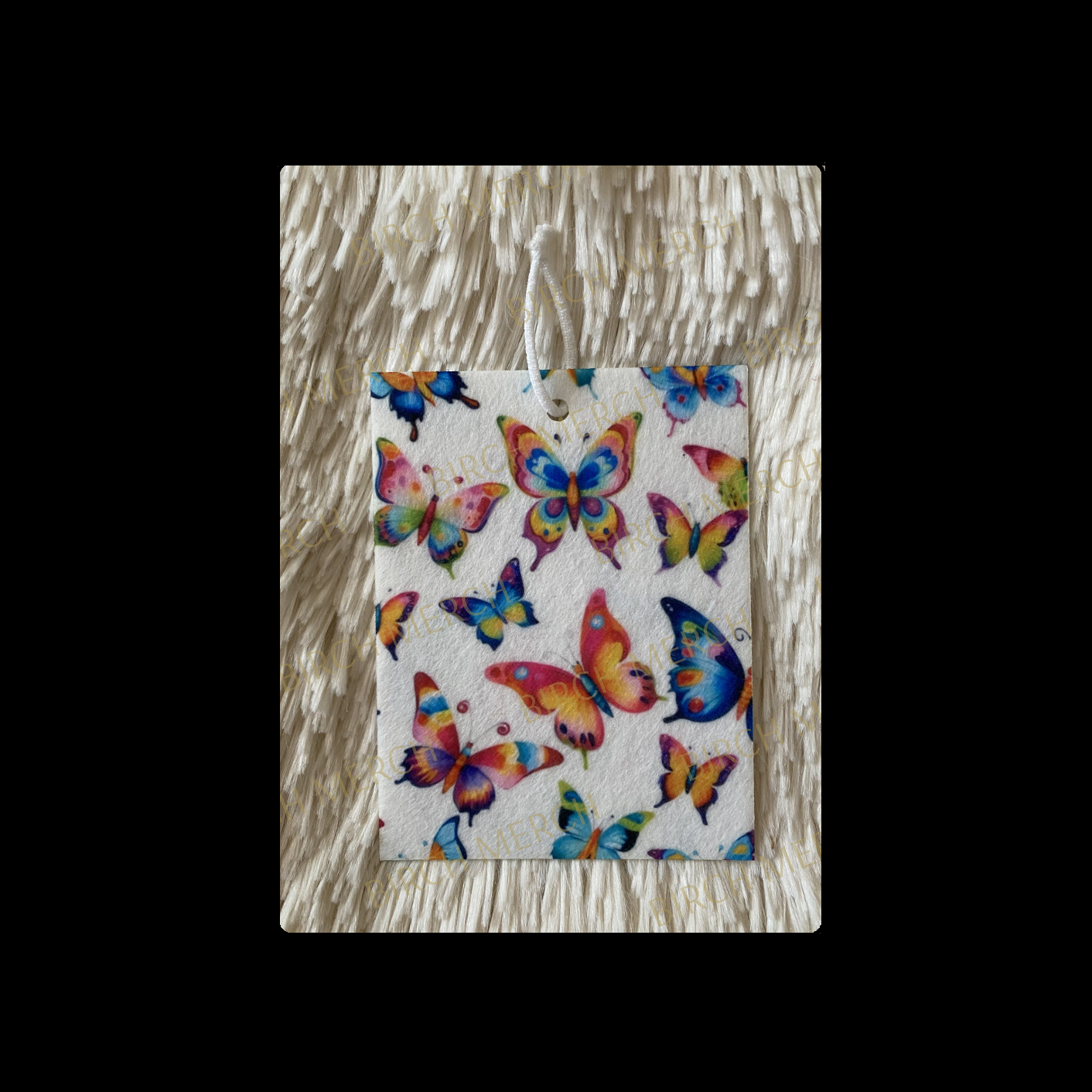 Butterflies Double Sided Air Freshener 10cm x 7.5cm