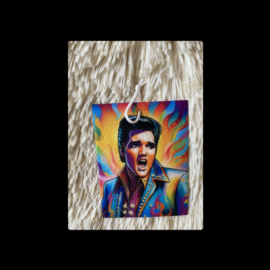 Elvis Presley Double Sided Air Freshener 10cm x 7.5cm