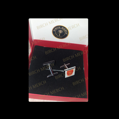 Arsenal 2001-2002 Badge Square Chrome Cufflinks 17mm