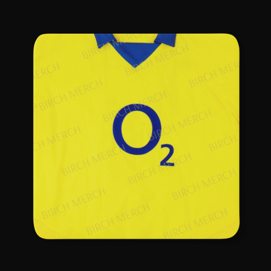 Arsenal 2004 Invincibles Away Kit Square Coaster 9cm x 9cm