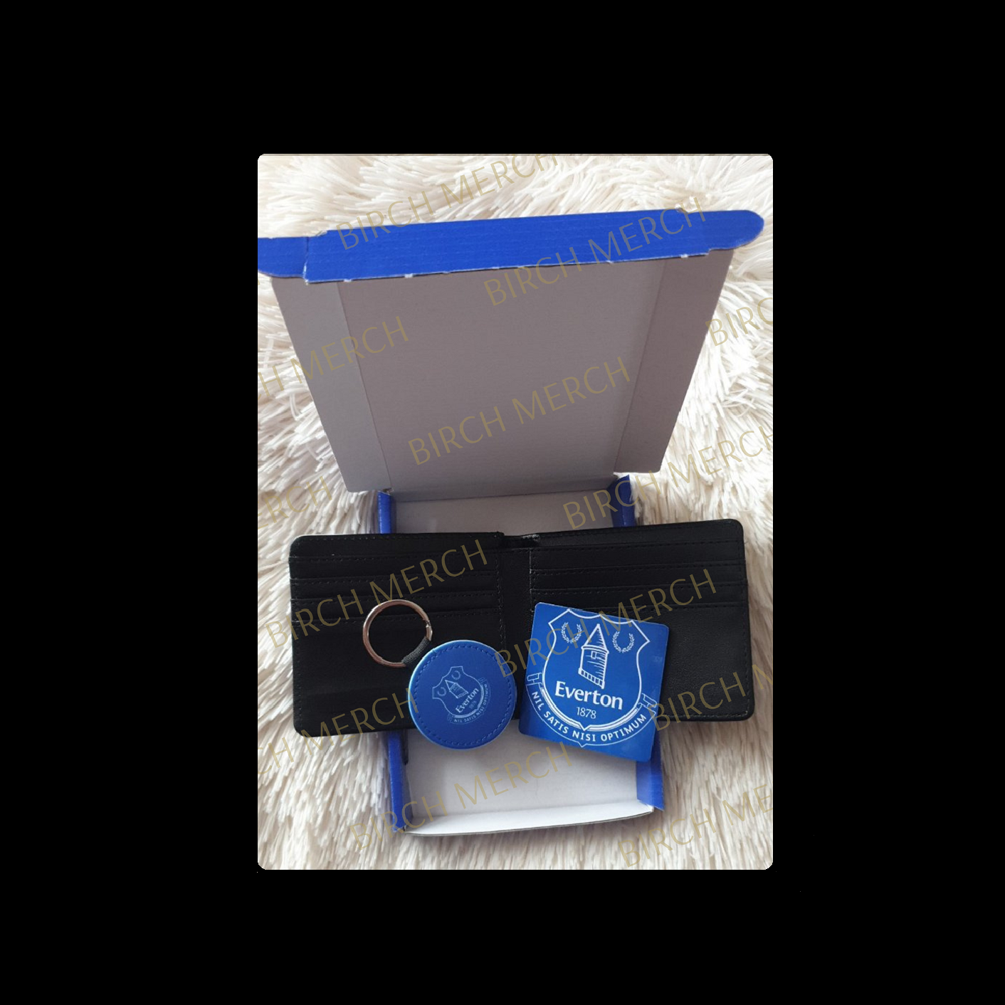 Everton Badge Wallet Gift Box Set