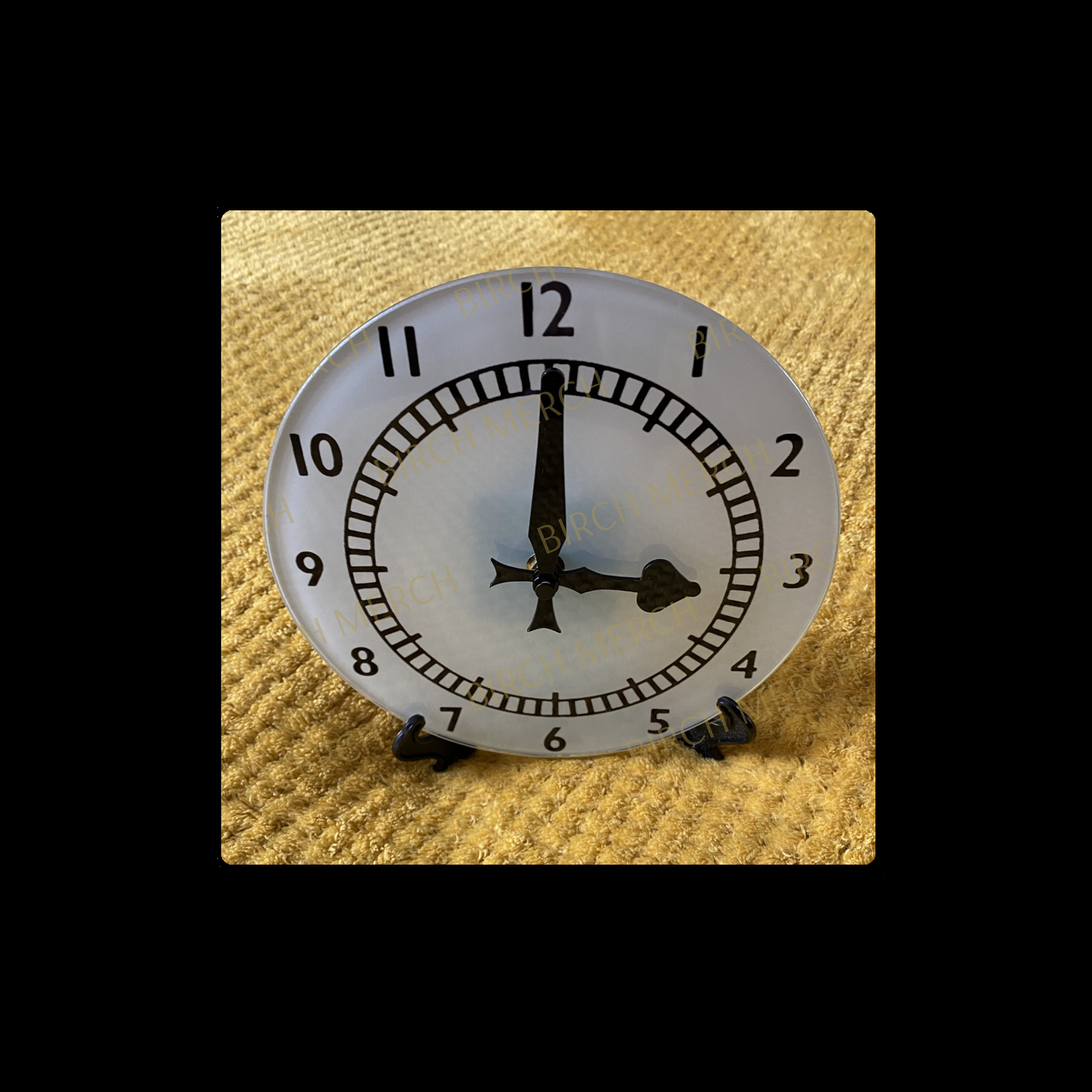 Arsenal Clock End Clock Round Glass Clock 20cm (8")