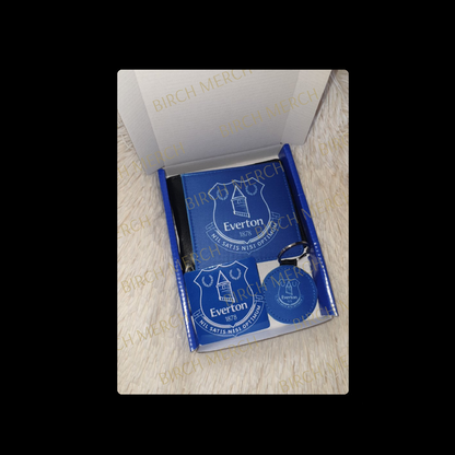 Everton Badge Wallet Gift Box Set