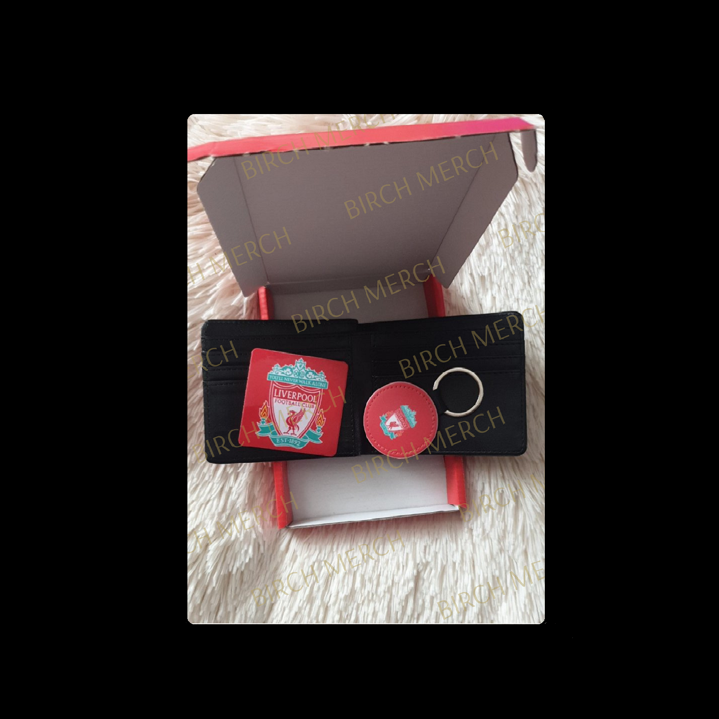 Liverpool Badge Wallet Gift Box Set 2