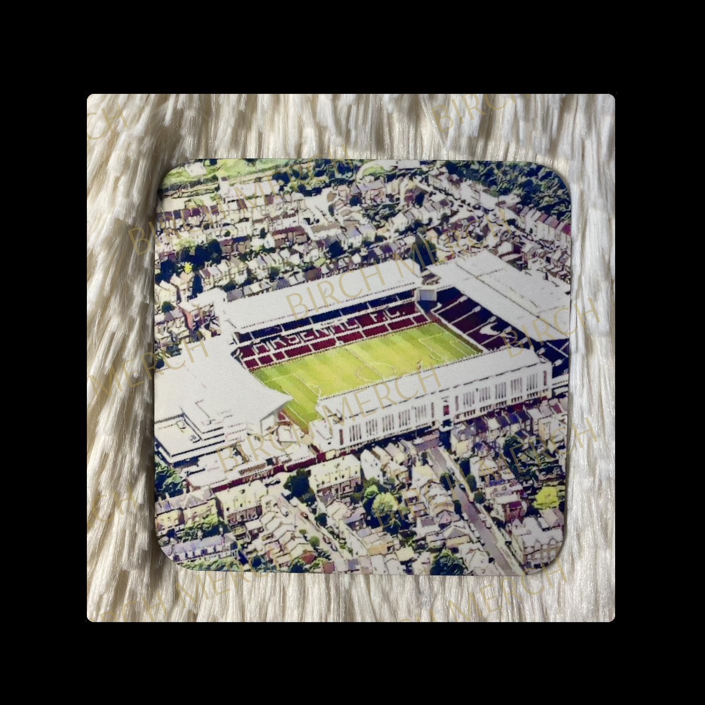 Arsenal Vintage Highbury 4 Square Coaster Set 9cm x 9cm