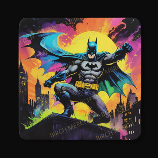 Batman Square Coaster 9cm x 9cm Design 2