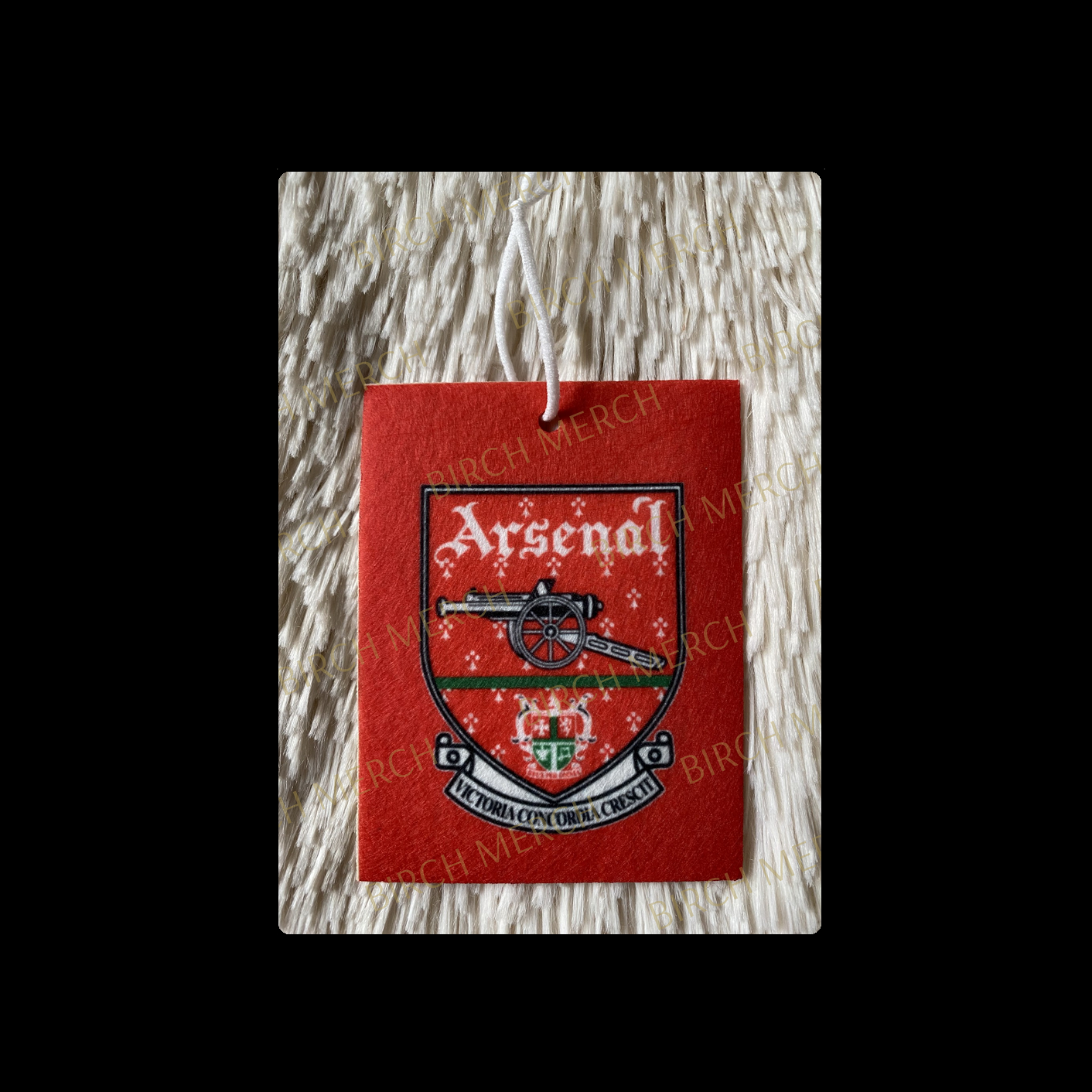 Arsenal 1990-1994 Badge Double Sided Air Freshener 10cm x 7.5cm