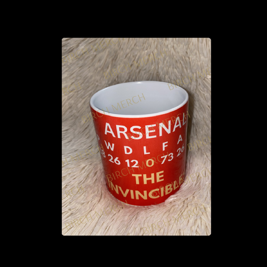 Arsenal Invincibles Record & Trophy 11oz (330ml) Mug Full Wrap