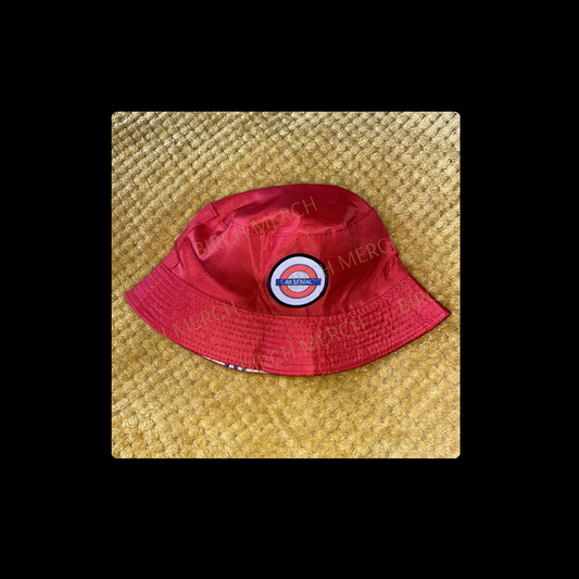 Arsenal Tube Sign Red Bucket Hat