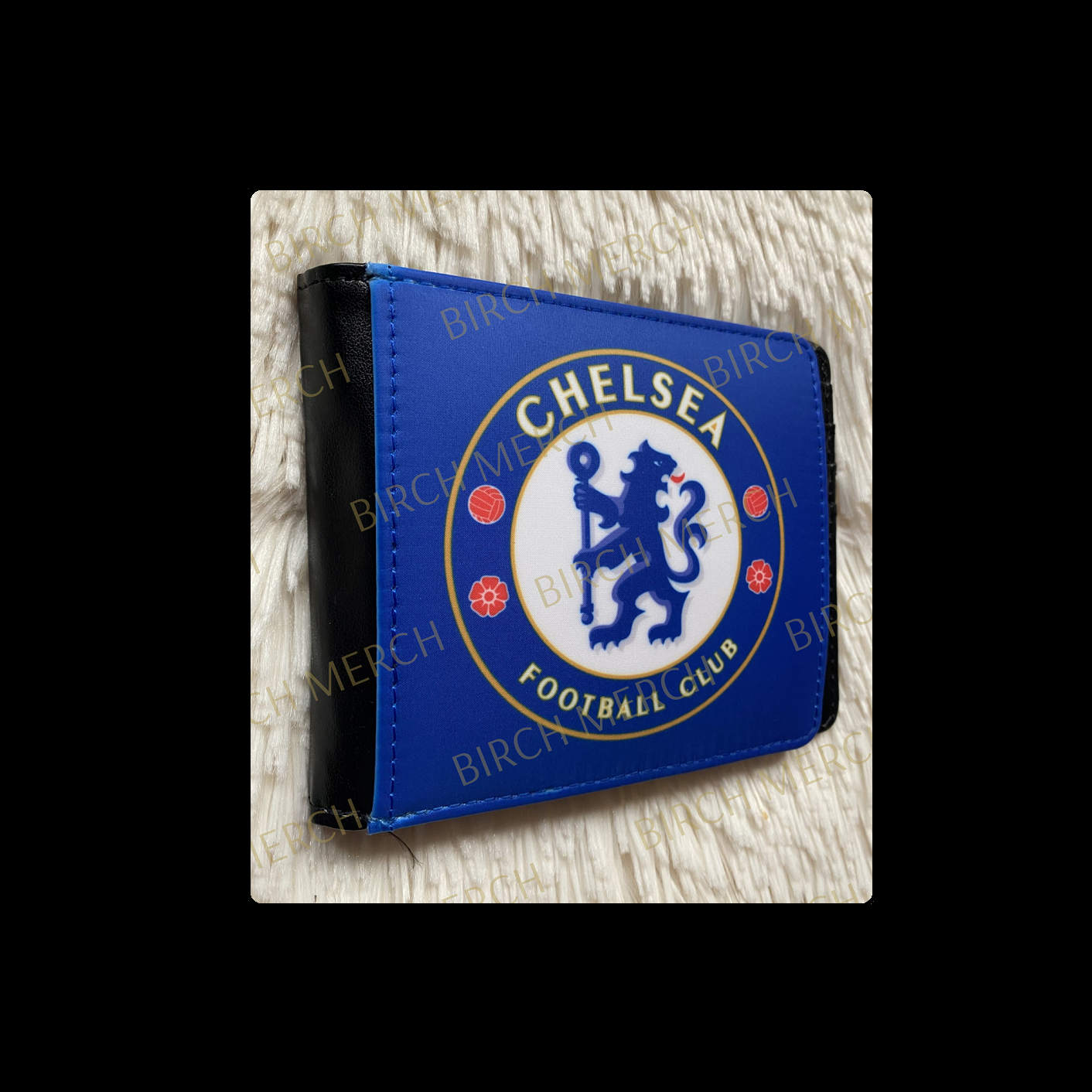 Chelsea Badge PU Material Wallet 10cm x 9.5cm